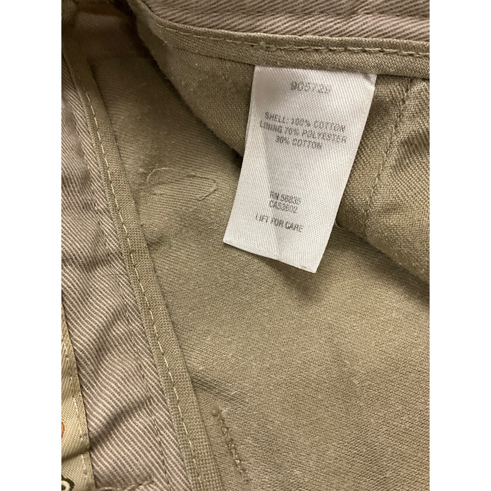 Men's Khaki Cabela's Outfitter Series Pants Adjustable Waist Flat Front 40 X 34 - Picture 6 of 12